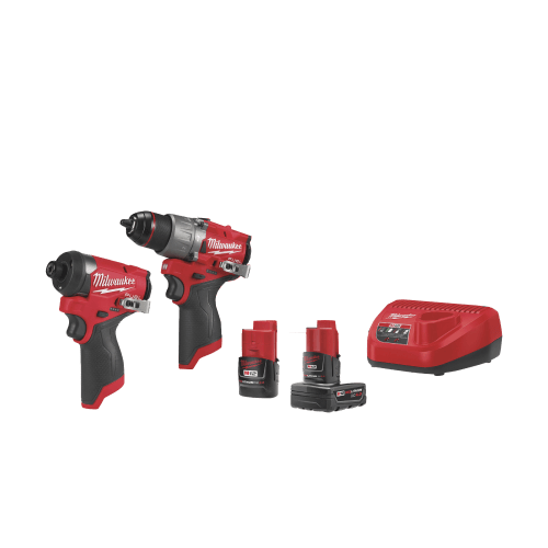 Milwaukee M12 Drill/Driver and Impact Driver Tool Kit