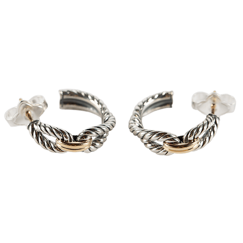 David Yurman Cable Loop Hoop Earrings