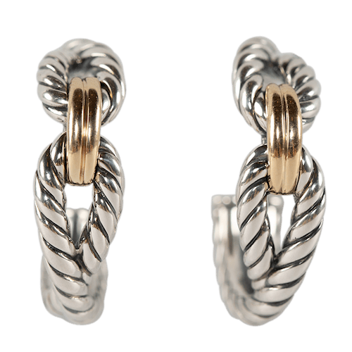 David Yurman Cable Loop Hoop Earrings